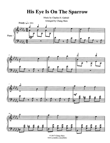 His Eye Is on The Sparrow (arr. Chang Shen)