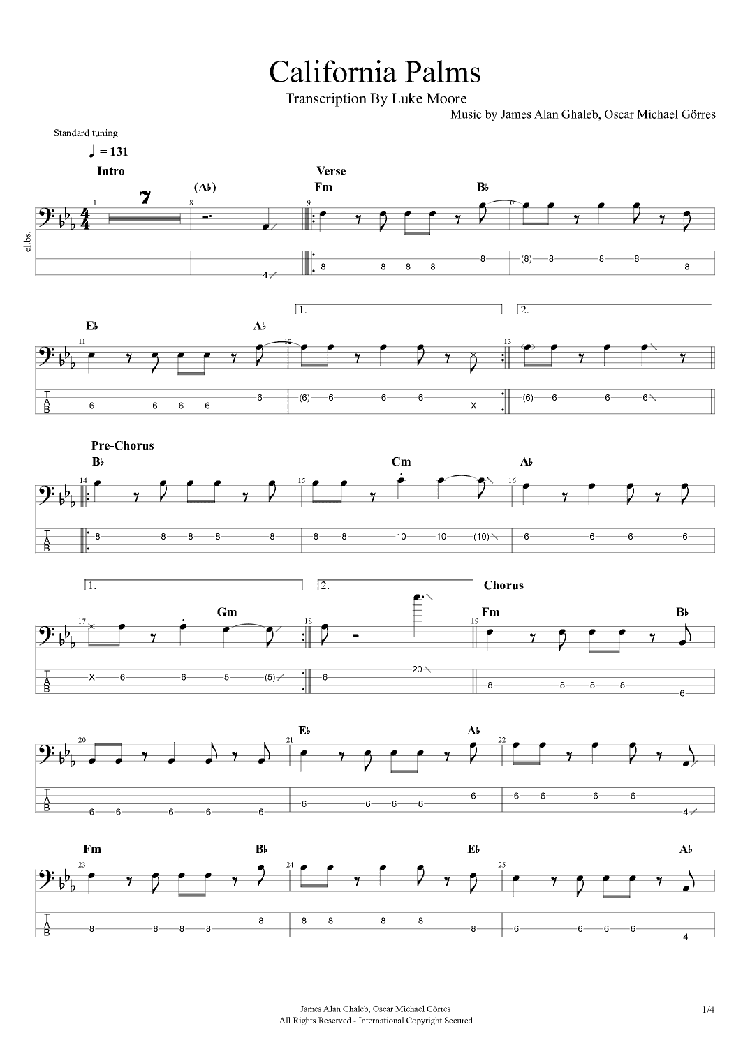 California Palms (arr. Luke Moore)