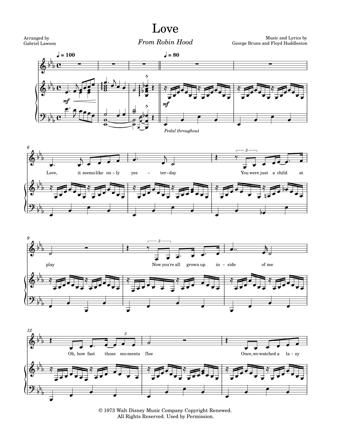 Love (arr. Gabriel Lawson)