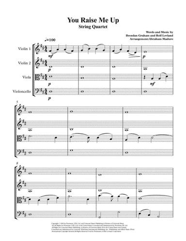 You Raise Me Up (arr. Abraham Maduro)