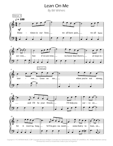 Lean On Me (arr. Ygor Nunes)