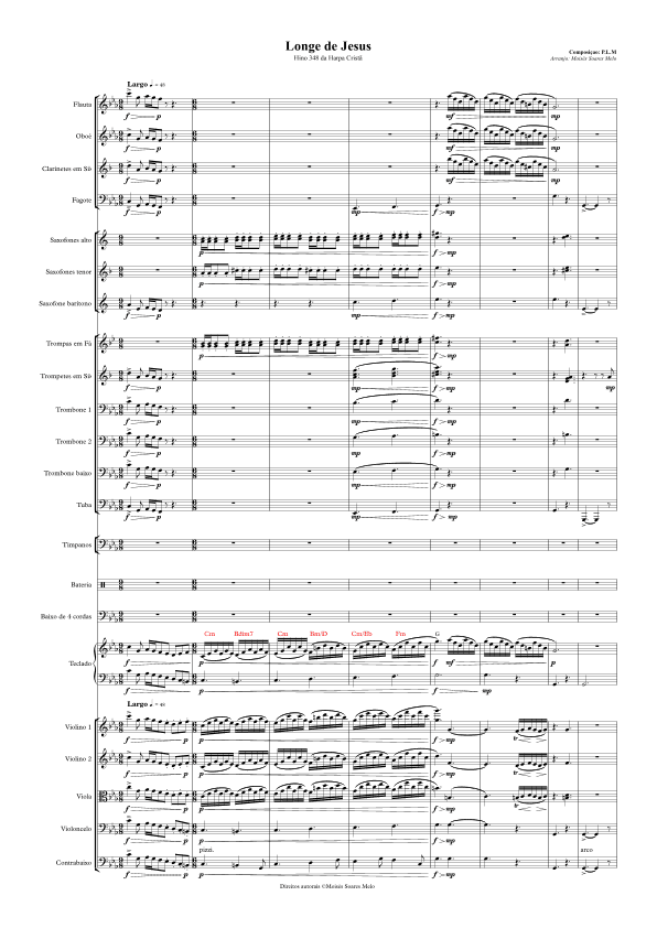 Longe de Jesus (Far Away From Jesus) (arr. Moisés Soares Melo)