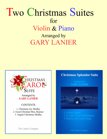 TWO CHRISTMAS SUITES (Violin and Piano with Score & Parts) (arr. Gary Lanier)