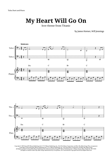 My Heart Will Go On (love Theme From 'titanic') (arr. Langanho)