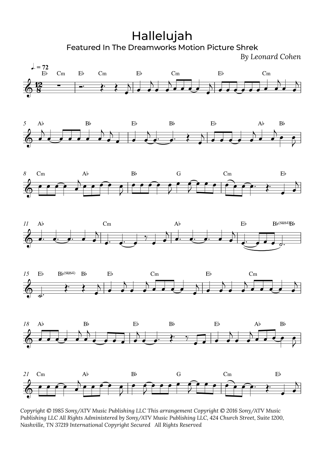 Hallelujah (arr. Alex Nunes Rodrigues)