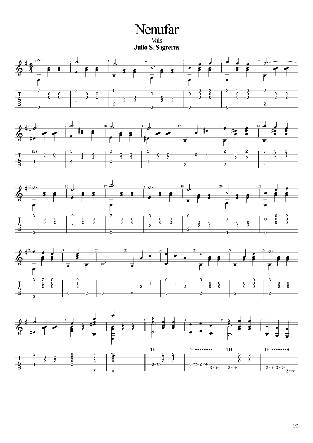 Nenufar (waltz) (arr. Leonardo Ramos)