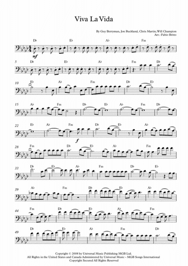Viva La Vida (arr. Fabio Britto)