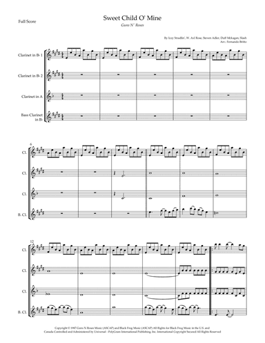 Sweet Child O' Mine (arr. Fernando Britto)