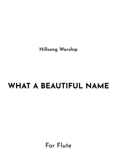 What A Beautiful Name (arr. Jireh J.)