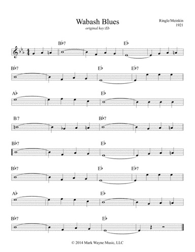 Wabash Blues (arr. Mark Huxhold)