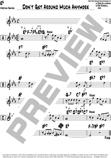 Don't Get Around Much Anymore (arr. Jimita)