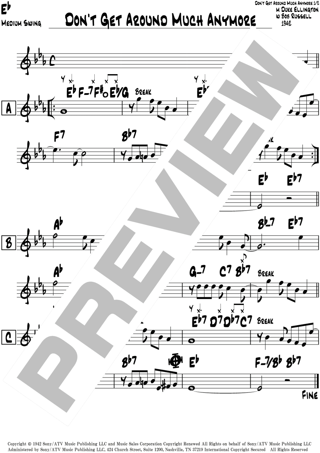 Don't Get Around Much Anymore (arr. Jimita)