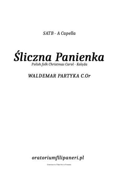 Sliczna Panienka