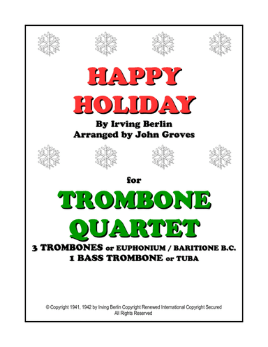 Happy Holiday (arr. John Groves)
