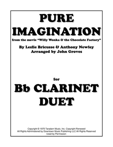 Pure Imagination (arr. John Groves)