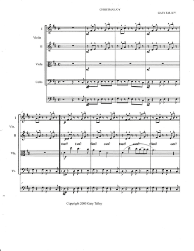 Christmas Joy  - Score Only