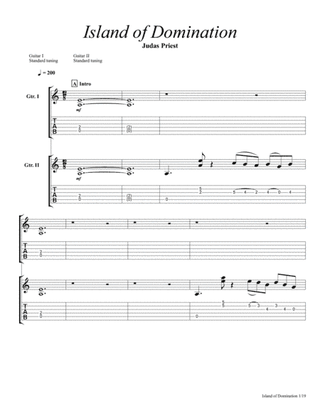 Island Of Domination (arr. Angel V. Fortiz)