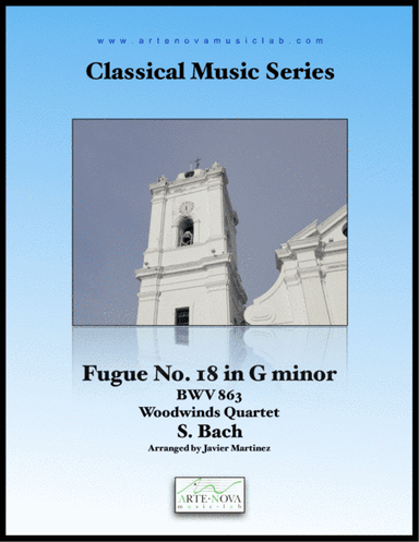 Fugue No. 18 in G minor BWV 863 - Woodwinds Quartet (arr. Javier Martinez Maya)