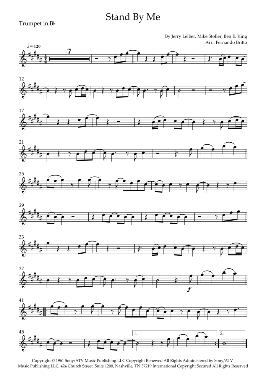 Stand By Me (arr. Fernando Britto)