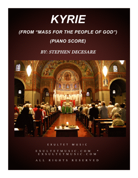 Kyrie (from "Mass for the People of God" - Piano Score)