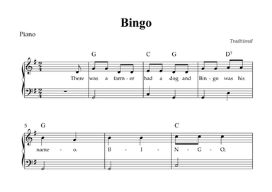 Bingo (Easy) (arr. Wesley S. SIlva)