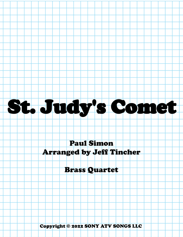 St. Judy's Comet (arr. Jeff Tincher)