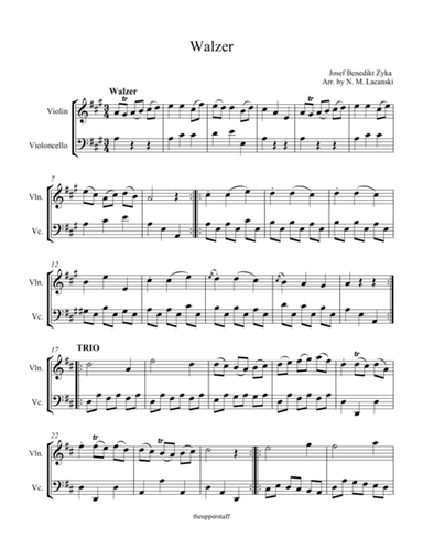 Walzer (arr. Nick Lacanski)