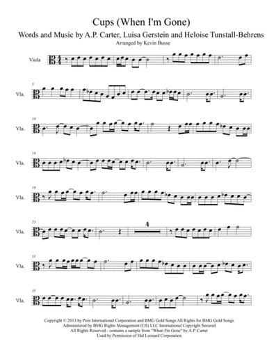 Cups (When I'm Gone) (arr. Kevin Busse)