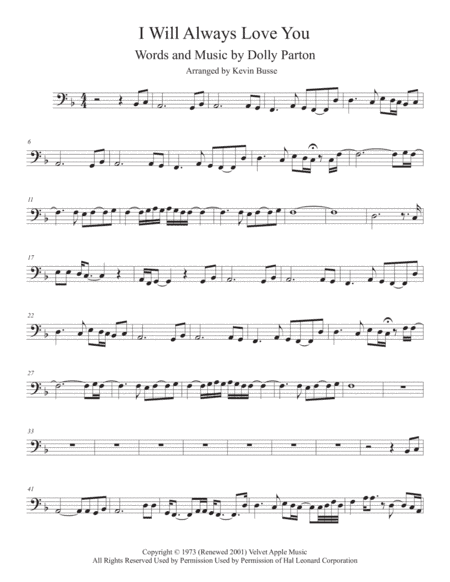 I Will Always Love You (arr. Kevin Busse)