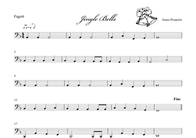 Jingle Bells - Bassoon (arr. Albrecht Kuch-Weidenbrück)