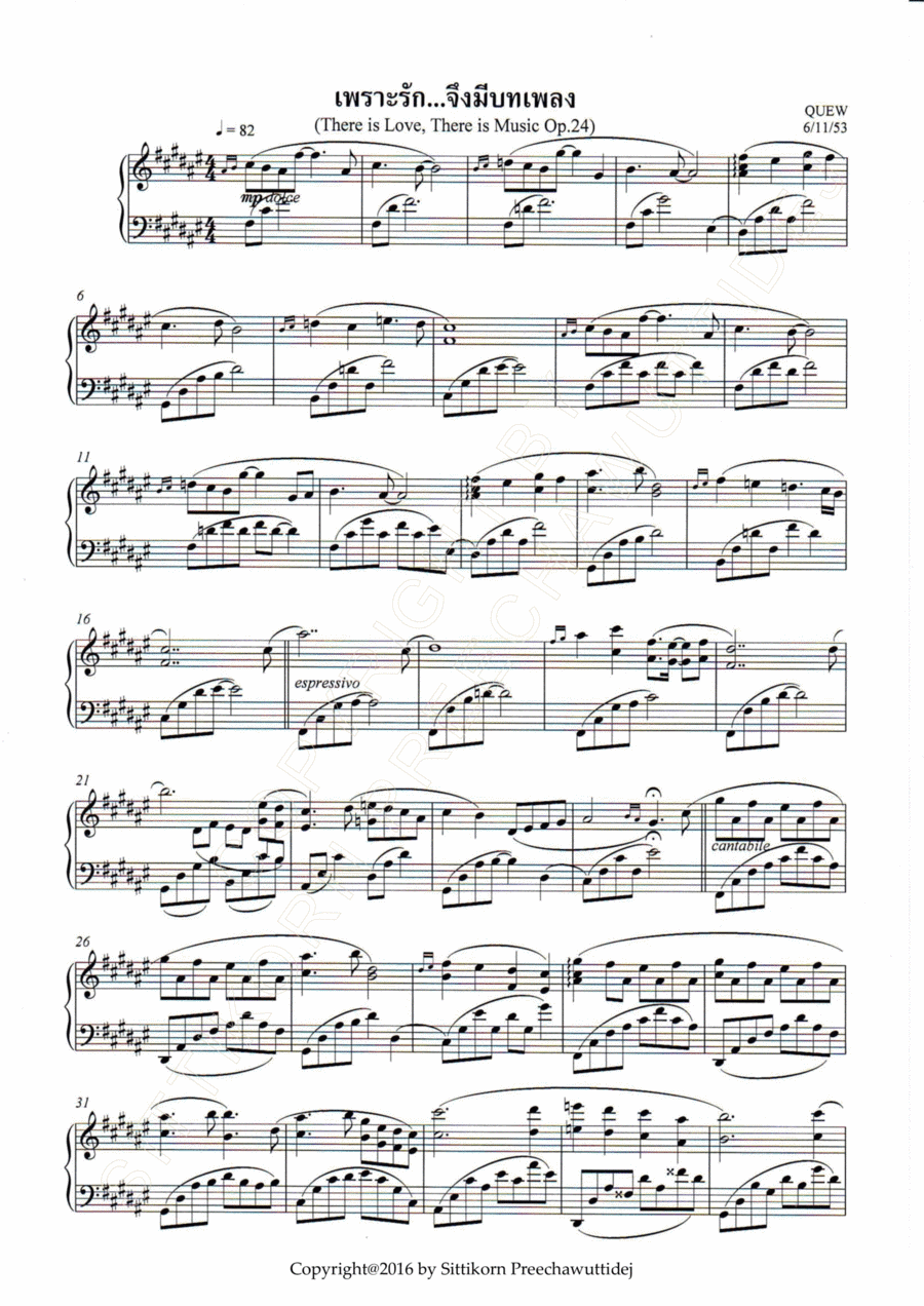 Op.24 There is Love, There is Music [Dr.QUEW]