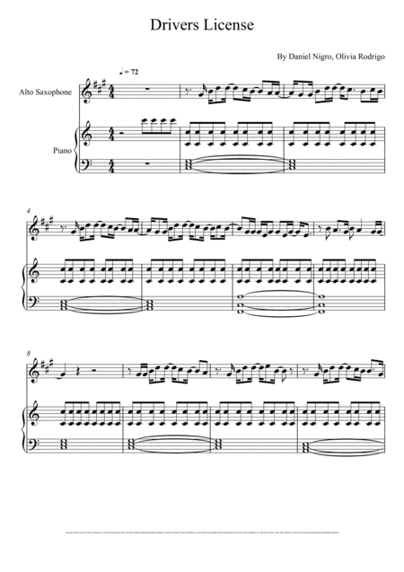 Drivers License (arr. André Laitano)