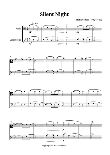 Silent Night (arr. Ivan Souza)
