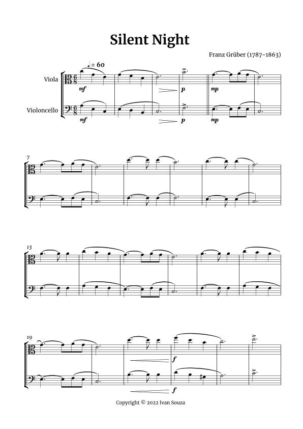 Silent Night (arr. Ivan Souza)