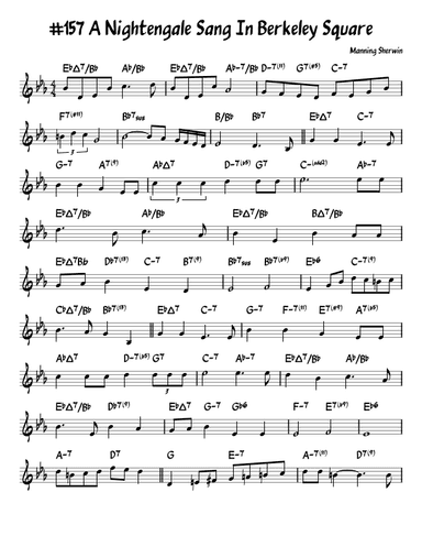 A Nightingale Sang In Berkeley Square (arr. John Fries)