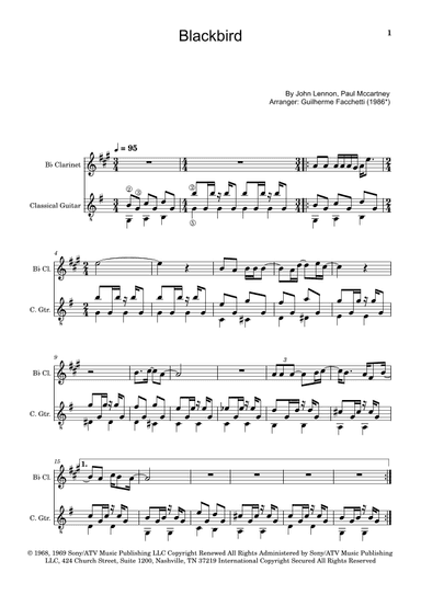 Blackbird (arr. Guilherme Facchetti)
