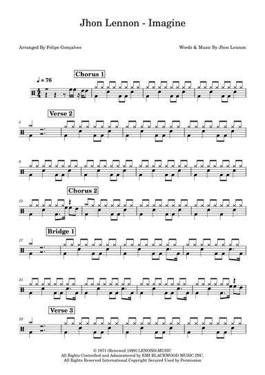 Imagine (arr. Felipe Gonçalves)