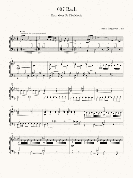 Bach Goes to the Movie (Toccata in D minor meets James Bond)