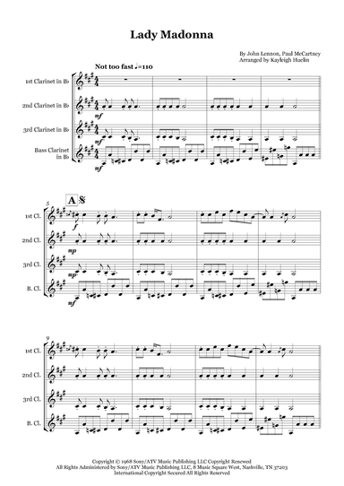 Lady Madonna (arr. Kayleigh Huelin)