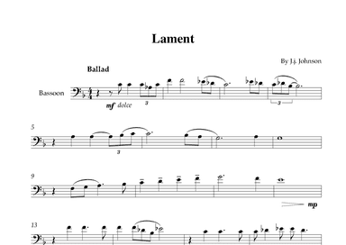 Lament (arr. Karen Gueiros)