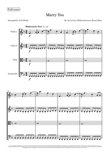Marry You (arr. Carl Darby)