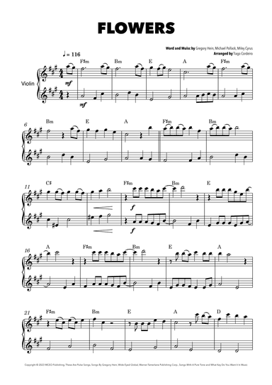 Flowers (arr. Tiago Cordeiro)