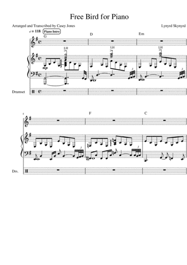 Free Bird (arr. Casey Jones)