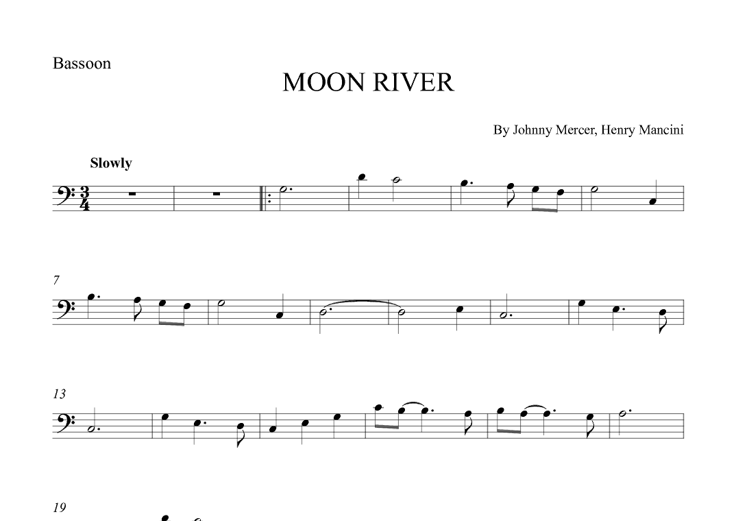 Moon River (arr. Alex Nunes Rodriguez)