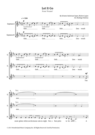 Let It Go (arr. Rodrigo Faleiros)