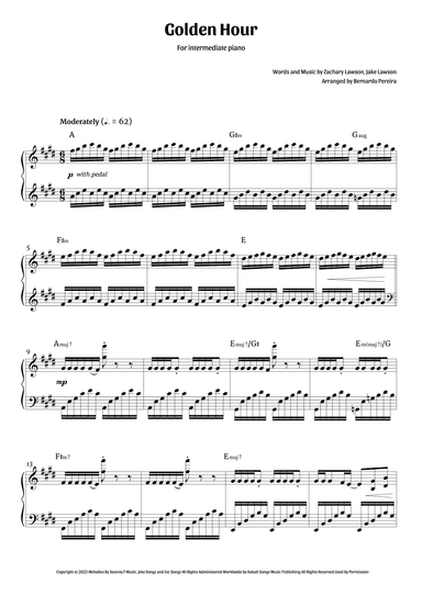 Golden Hour (arr. Bernardo Pereira)