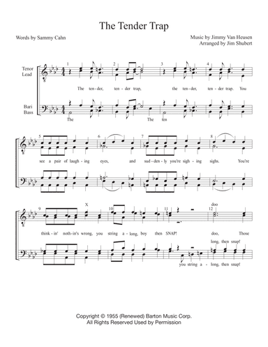 (love Is) The Tender Trap (arr. Jim Shubert)