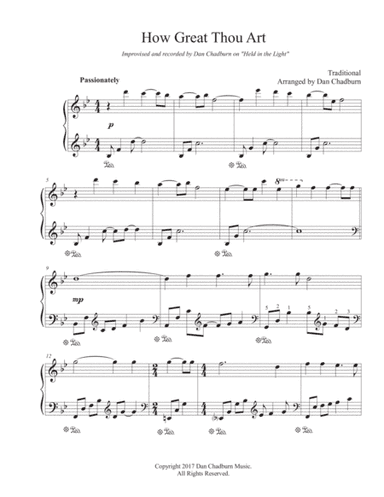 How Great Thou Art (arr. Dan Chadburn)