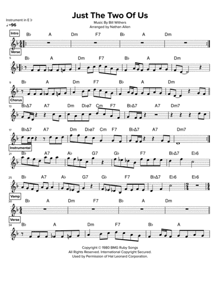 Just The Two Of Us (arr. Nathan Allen)
