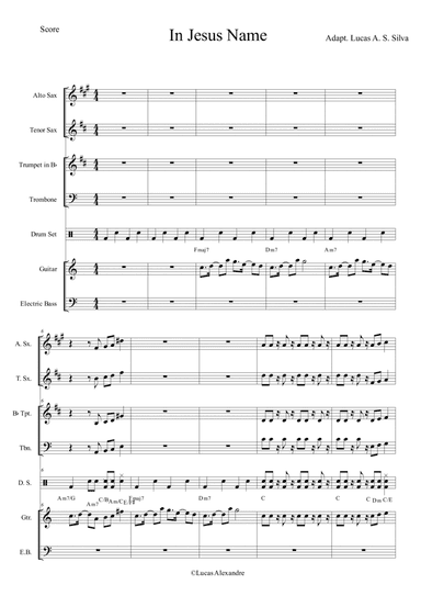 In Jesus Name (arr. lucas alexandre)